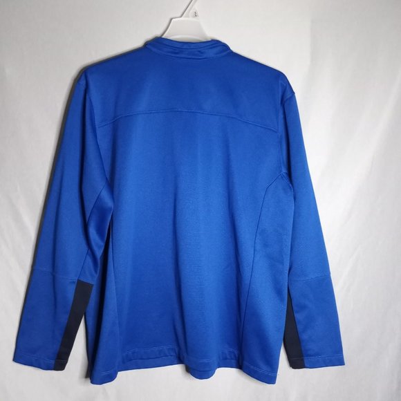 The North Face Men's Blue Long Sleeve 1/4 Zip Athletic Athleisure Sweatshirt XXL - Picture 2 of 8